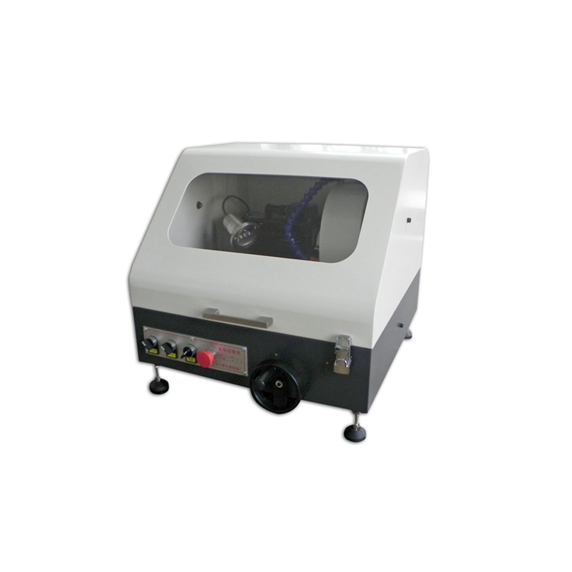 手动系列金相切割机 - 拉杆式快速切割，立地式循环冷却，适用于中小工件