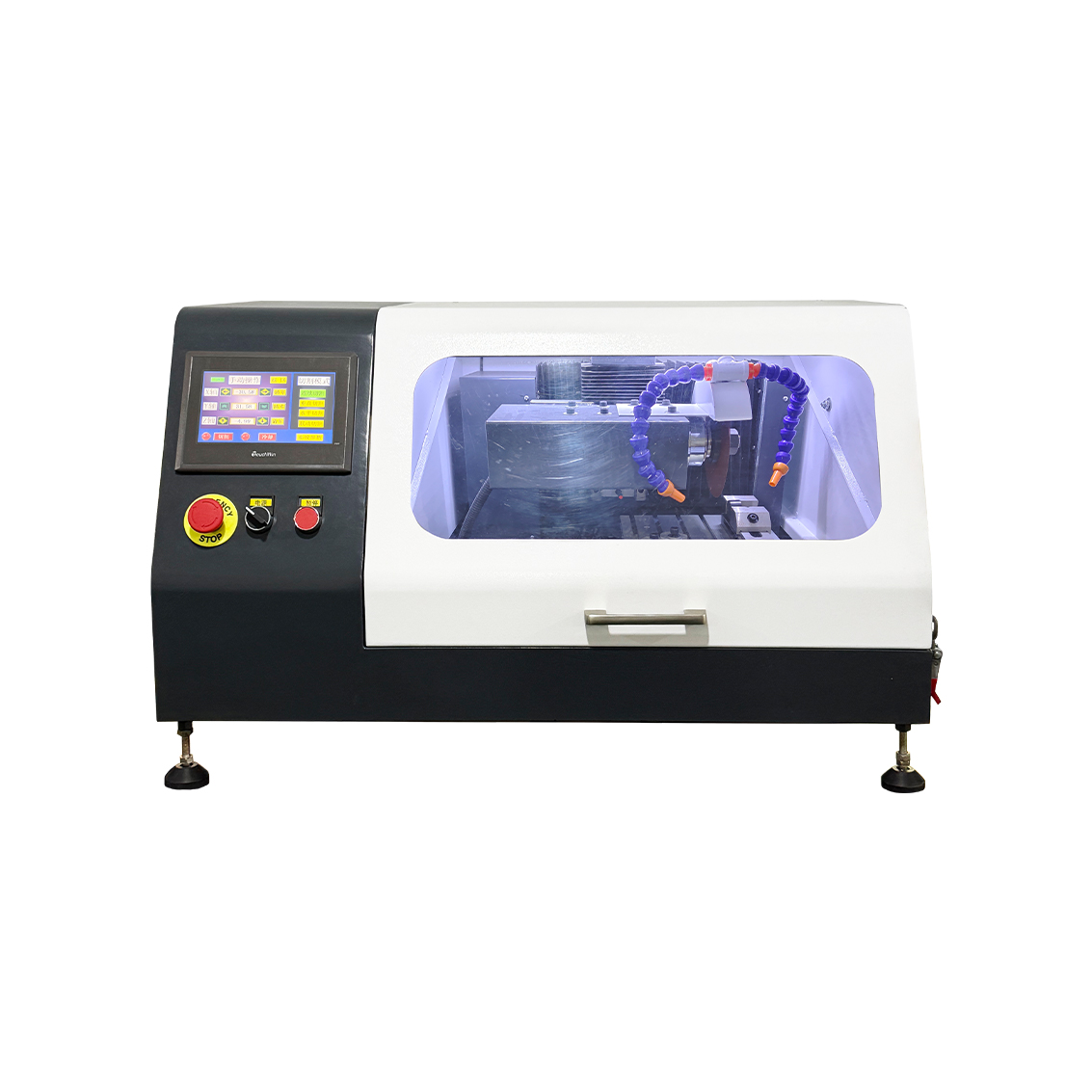 ZQ-50DWE智能自动精密切割机 - 立地高速，彩色触摸屏控制，微小件精密切割