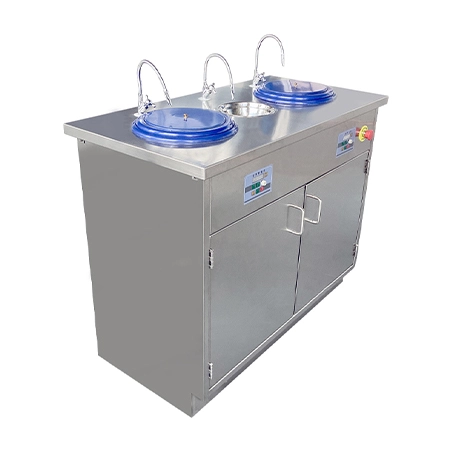 MP-2A双盘柜式金相磨抛机（不锈钢） - 多功能、高效研磨抛光设备