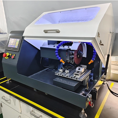 ZQ-50DWE智能自动精密切割机 - 立地高速,彩色触摸屏控制,微小件精密切割